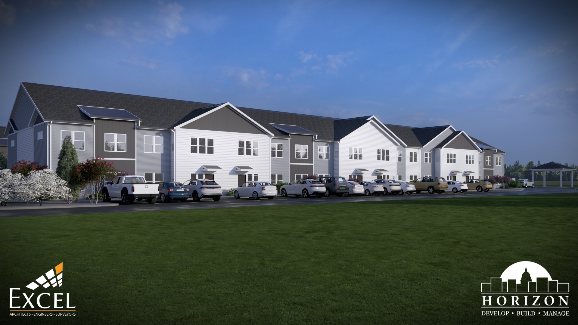 Lumin Terrace apartment community exterior view in Watertown WI